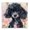 Glamorous Poodle Portrait, variant on Stupell Industries Farmhouse Bear with Cup Of Joe Canvas Art, 17 x 17, by Tina LeCour