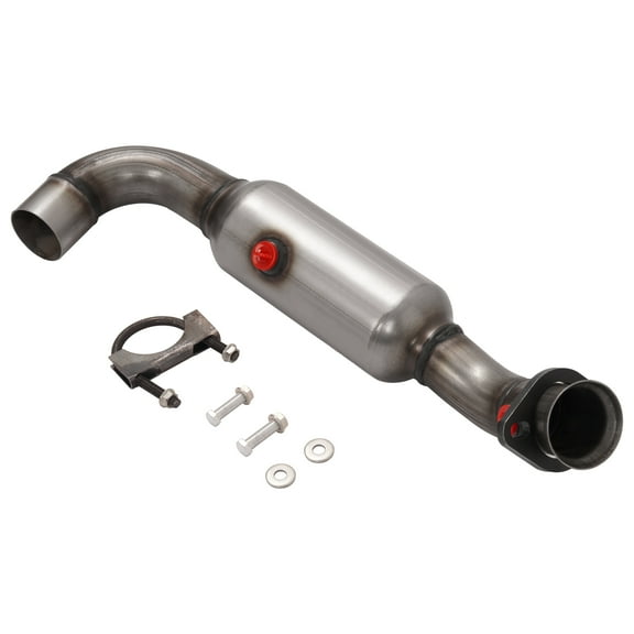 KOJEM Left Catalytic Converter Compatible with 2015-2018 Ford F-150 5.0L Silvery 409 Stainless Steel