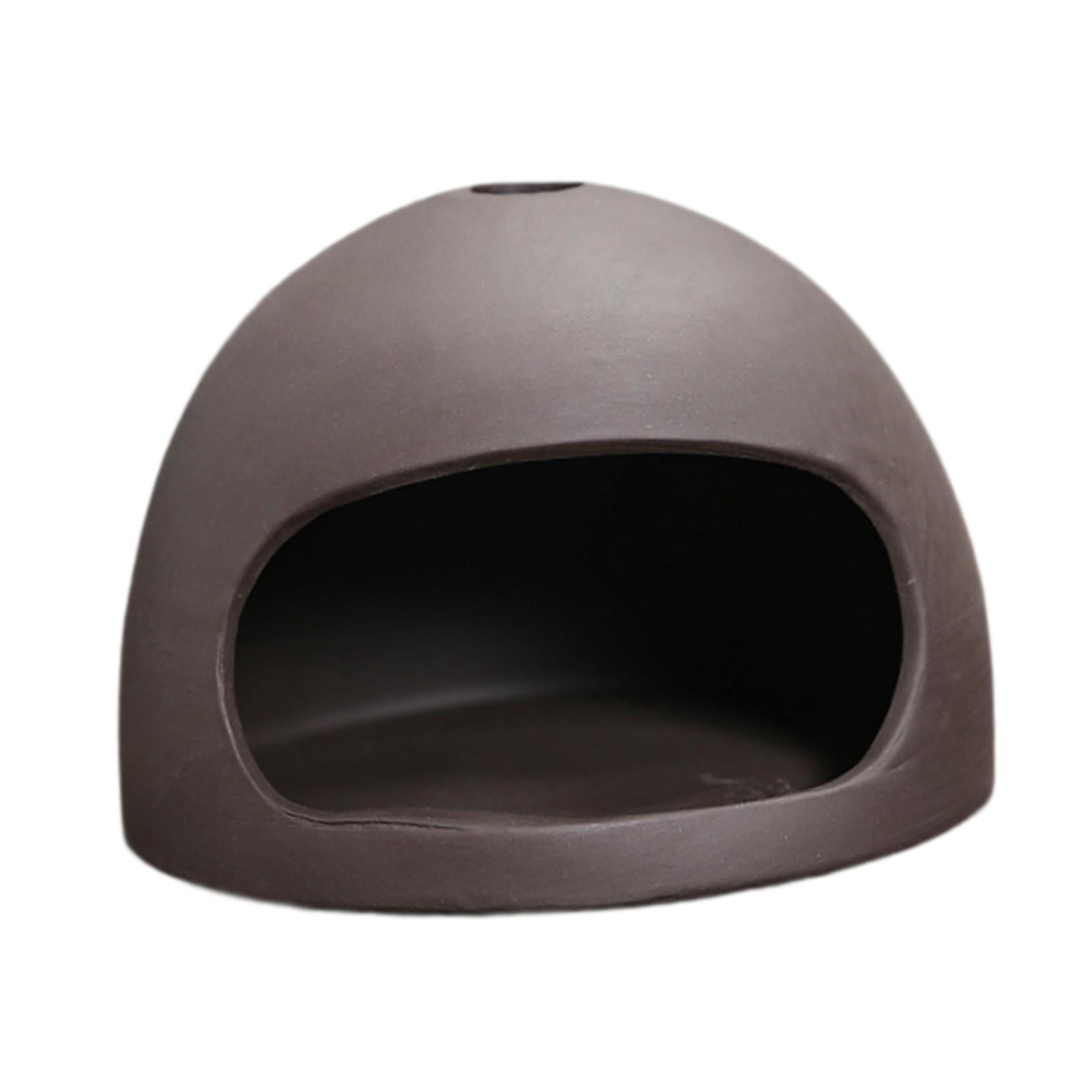 Zxpjkyu Palo Santo Holder Incense Burner Housewarming Gift Home Fragrance Desk Porcelain Semicircular