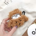 thumbnail image 2 of Airpods Case Airpods 1&2, Cute Teddy Dog Soft Fur Furry Kawaii Fun Cool Mini Airpods Cover Case with Keychain Wireless Charging Box Airpods 1 & 2, 2 of 2