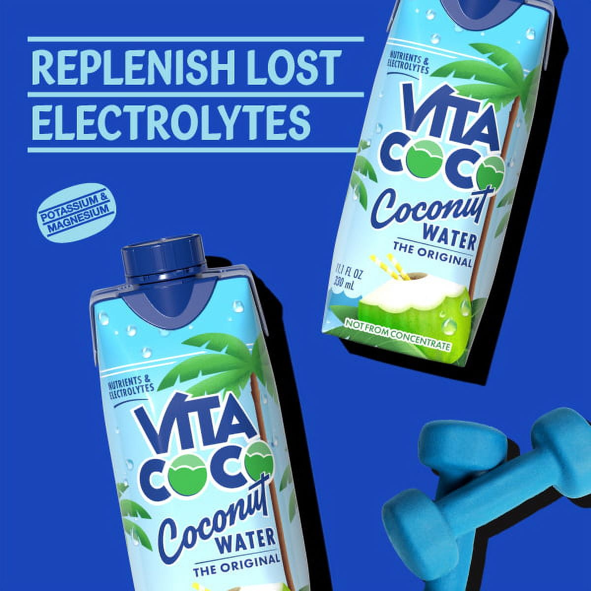 Vita Coco The Original Coconut Water, Nutrients & Electrolytes Rich, Pure, 11.1 fl. oz, 12 Count
