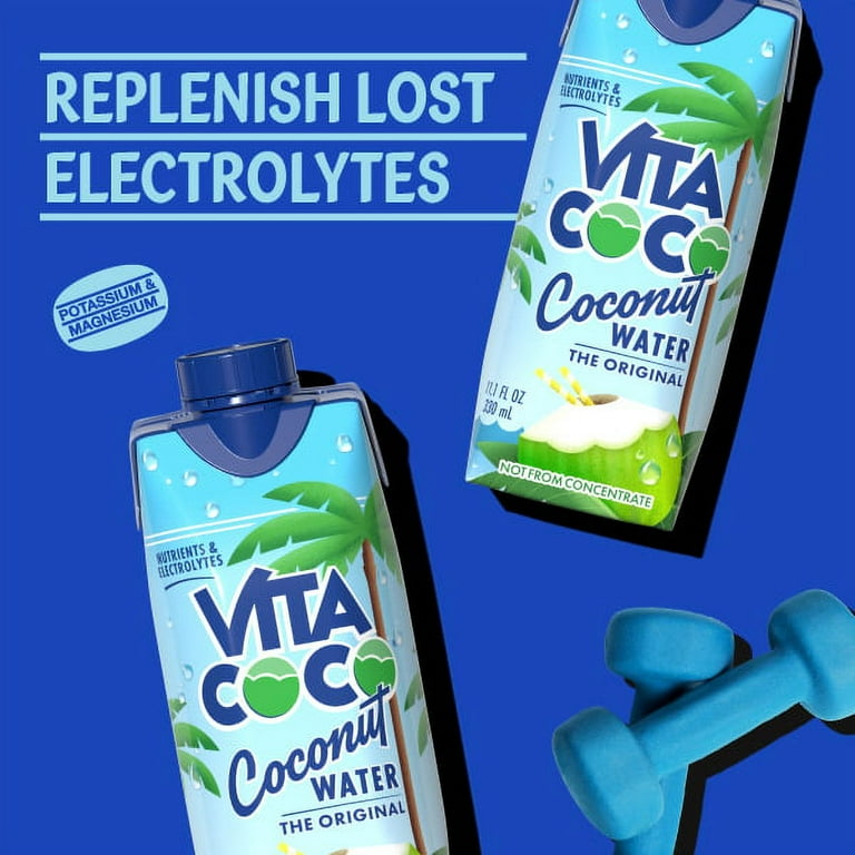 Vita Coco Natural Coconut Water, Pure and Nutrient-Rich
