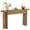 Brown, variant on Fnova 63 Inch Console Table with 2 Drawers, Farmhouse Oval Curved Entryway Table with Storage for Living Room, Hallway, Behind Couch