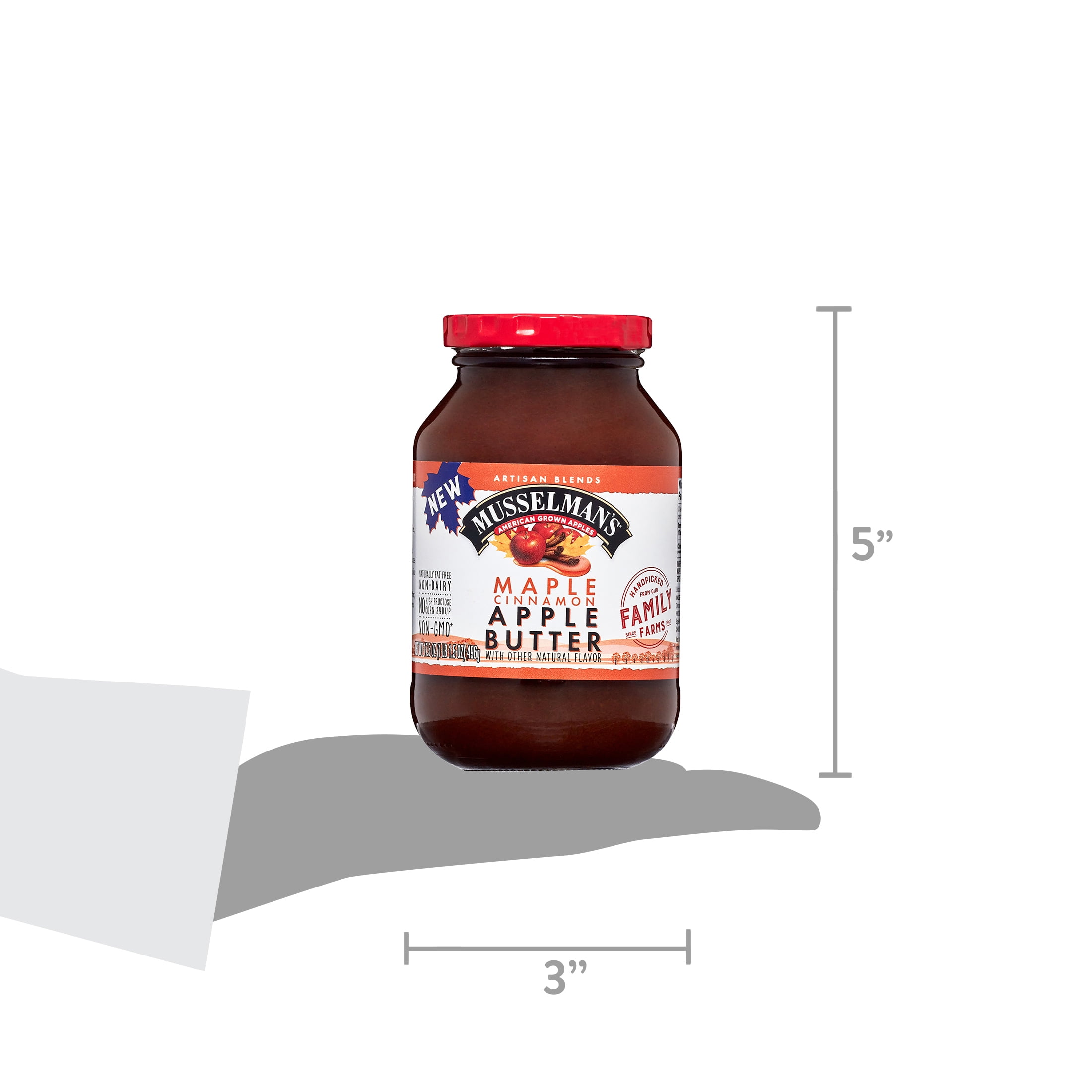 Musselman's Spiced Fruit Maple Cinnamon Apple Butter 17.5oz Musselman's Spiced Fruit Maple Cinnamon Apple Butter 17.5oz