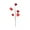 Red339, variant on Valentine's Day Twig Bouquet with Heart Berries for Home Decor, 13.78 inch Red Plastic Sprigs for Wedding, Tabletop, Party Decoration Supplies (3 Pack)