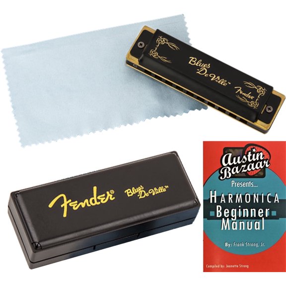 Fender Blues DeVille Harmonica - Key of C w/ Carrying Case
