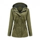 thumbnail image 5 of Abrigo para caminar al aire libre ligero informal cortavientos impermeable con capucha extraíble para mujer Fridja  nalpqowj5897, 5 of 7