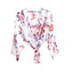 thumbnail image 1 of Guardurnaity Batas de noche de satén para dama de honor, estampado de patrón, regalo de boda, fiesta nupcial, ropa de dormir, suministro de disfraces para Disfraces de disfraces Blanco SG Guardurnaity AP012754-03, 1 of 6