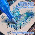 thumbnail image 6 of KEVCHE Colors Glitter Effect Brush Markers, 2026 New Glitter Dual Tip Markers, Professional Glitter Paint Pens Set for Adult Coloring Books, Journals, Card Making & DIY Crafts, 6 of 8