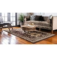 thumbnail image 3 of Unique Loom Taftan Collection Geometric Tribal Area Rug, 5 x 8 Feet, Brown/Tan, 3 of 5