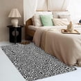 thumbnail image 4 of Black White Checkered Area Rug 2x3, Modern Trellis Rugs for Entryway Bedroom Living Room, Abstract Geometric Indoor Door Mat, Machine Washable Rug, Non Slip Soft Low Pile Home Decor Carpet 8IUp1-343, 4 of 7