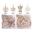 thumbnail image 1 of Xihbxyly Adornos Navideños de Madera, Juego de 24 Piezas, Papá Noel, Muñeco de Nieve, Diseño de Camión Rojo Vintage, Decoración de Árbol Diy, Etiquetas de Regalo Navideñas, Decoración para Fiestas de, 1 of 4