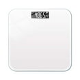 thumbnail image 2 of Electronic Scale USB Rechargeable Digital Body Weight Health Weighing ABS 26x26cm Intuitive Display High Precision for Elderly Adults Home Bathroom Accurate Stable Data Black White, 2 of 5