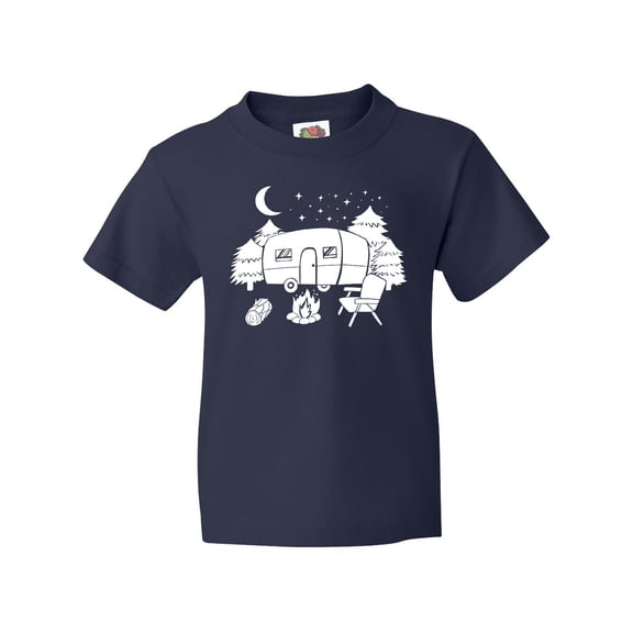 Inktastic Camper In A Star Filled Night Youth T-Shirt