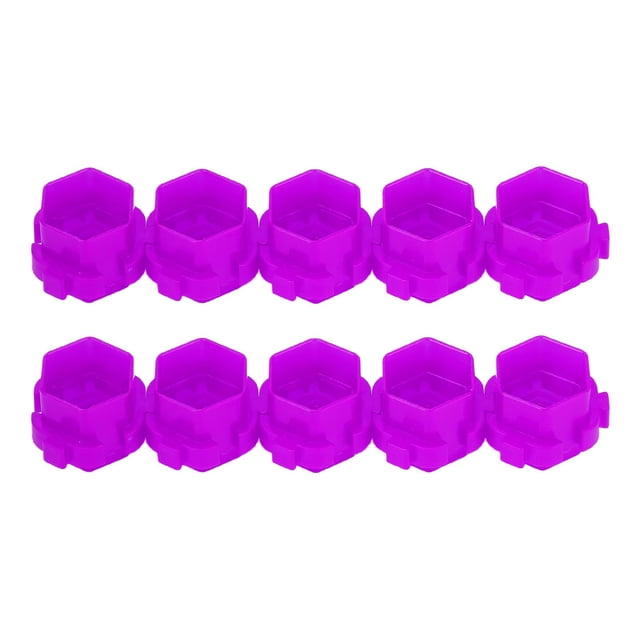 Ink Cups, Thick PP Stable Base Honeycomb Shaped Ink Pigment Cups for Shop Purple