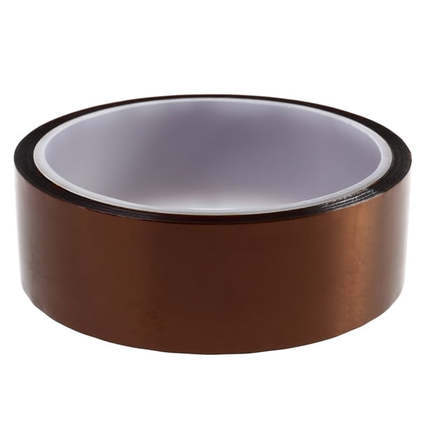 Cinta adhesiva de película de poliimida resistente al calor de alta temperatura de 30 mm x 33 m (color rojizo)