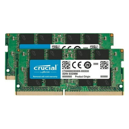 UPC: 0649528822505 | Crucial 64GB Kit (32GBx2) DDR4 3200 MT/s CL22 SODIMM 260-Pin Memory – CT2K32G4SFD832A