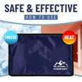 thumbnail image 4 of Glacial Comfort Gel Ice Pack Hot & Cold Compress for Injury & Pain Relief, XL (21" x 13"), 4 of 9