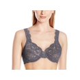 thumbnail image 1 of Smart & Sexy Women's Signature Lace Unlined Underwire Bra, Anthracite, 34DDD, 1 of 2