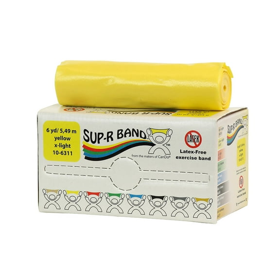 CanDo Sup-R Band Latex Free Exercise Fitness Band - 6 Yard Roll