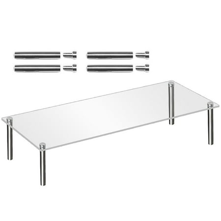 

1 Set of Desktop Cake Holder Transparent Cake Tray Multi-function Dessert Stand Dessert Accessory