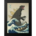 thumbnail image 2 of Buxton, Michael 18x24 Black Modern Framed Museum Art Print Titled - The Great Monster off Kanagawa, 2 of 5
