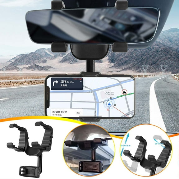 sruoe Cell Phone Car Mount Universal Cell Phone Stand Mount for Dashboard & Windshield & Air Vent Car Accessories for iPhone, Samsung, Google