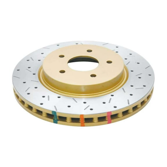 DBA 8/98  Nissan Skyline R34 GTT Front Cross Drilled Slotted 4000 Series Rotor