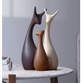 thumbnail image 3 of Taiyu 1 Uds. Adorno de animales, decoración de porcelana, ciervo para casa., 3 of 5