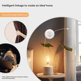 thumbnail image 3 of Tuya Zigbee Smart Light Sensor Illuminance Brightness Detection Home Automation Smart Home Detector APP Control,1x Light Sensor,White, 3 of 8