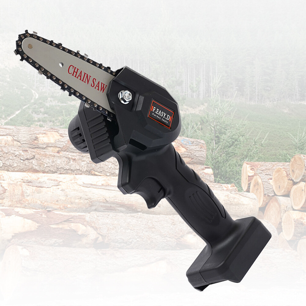 Modern Black Electric Chain Saw Electroplated Wood Tree Bush Branch Cutter Woodworking Tool for Yards