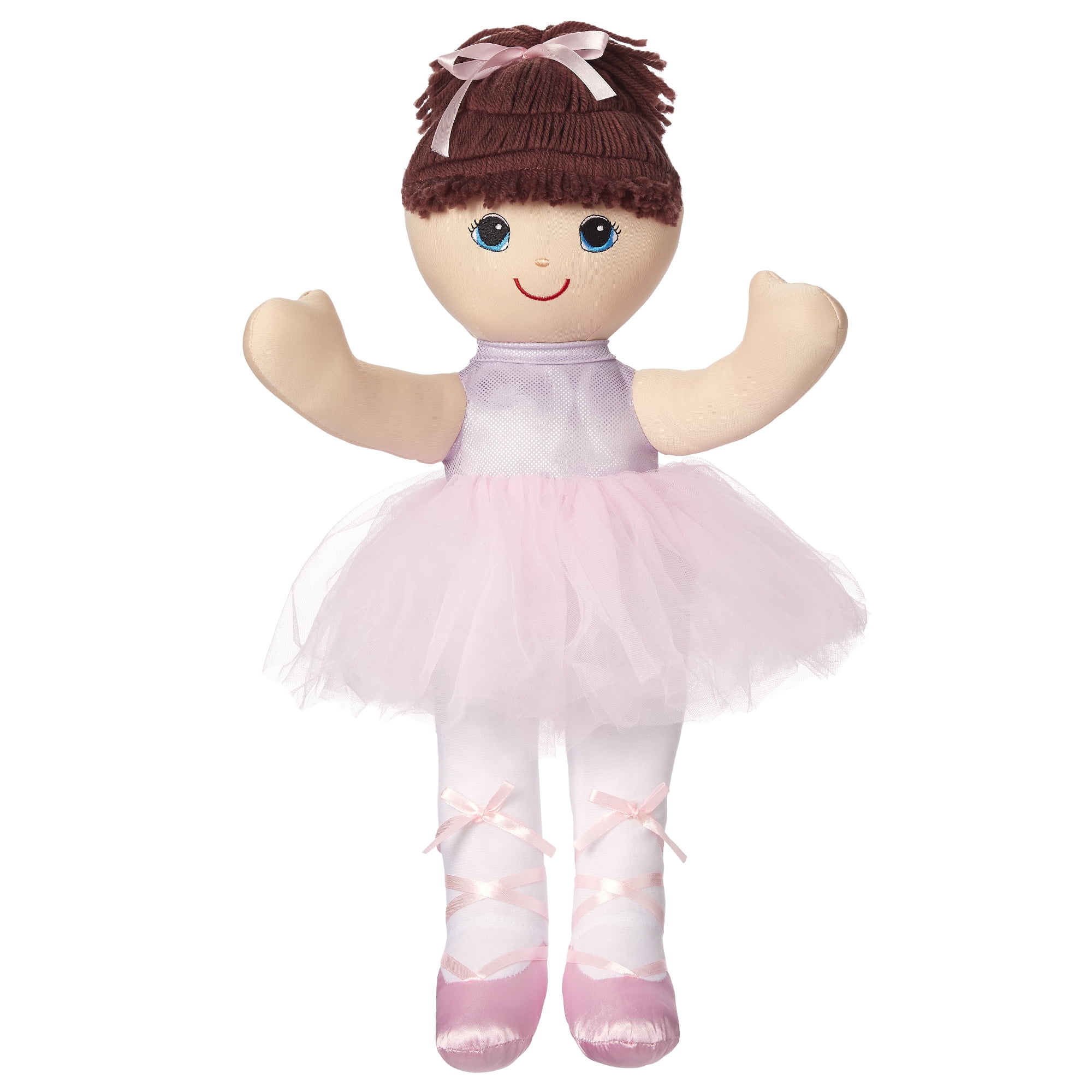 Pink Ballerina Soft Bodied Rag Doll 