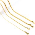 thumbnail image 1 of Cadenas de Color dorado ASON Inoxidable de 1-5mm, collar de cadenas de serpiente de acero inoxidable, joyería de cuerda torcida, accesorios de cadenas largas para mujeres Tan Jianjun unisex, 1 of 2