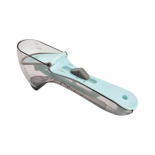 Cuchara medidora de gramos de cocina, Cuchara medidora graduada de plástico Wmkox8yii hjk5620
