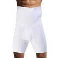 thumbnail image 4 of USNSM (S-5XL)Plus Size Men Tummy Control Shorts Compression Underwear High Waist Trainer Boxer Briefs Tight Pants Shapewear White XXL, 4 of 6