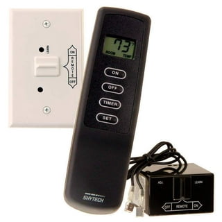 Skytech 5301 Timer/Thermostat Fireplace Remote Control with Backlit Touch  Screen