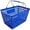 Blue, variant on Fma Omcan Plastic Shopping Basket Red