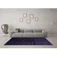 thumbnail image 3 of Ahgly Company Indoor Rectangle Abstract Blue Contemporary Area Rugs, 3' x 5', 3 of 4