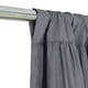 thumbnail image 3 of HIG Cortinas Blackout Uptown con Estampado Geométrico Liso en Gris Moderno, con Bolsillo para Barra, 137 x 213 Cm (2 Paneles), 3 of 6