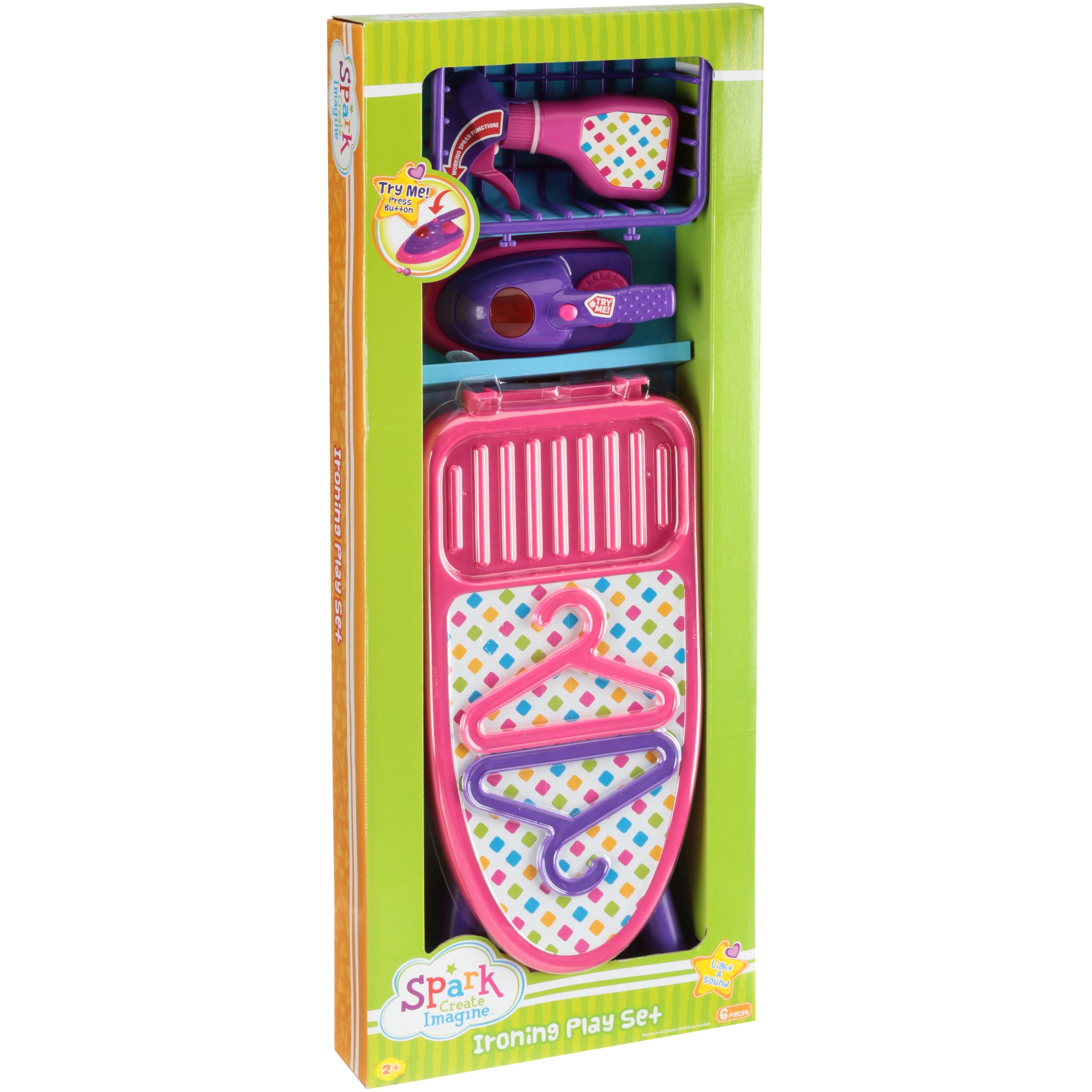 Spark Create Imagine 6 Piece Light Sound Ironing Play Set