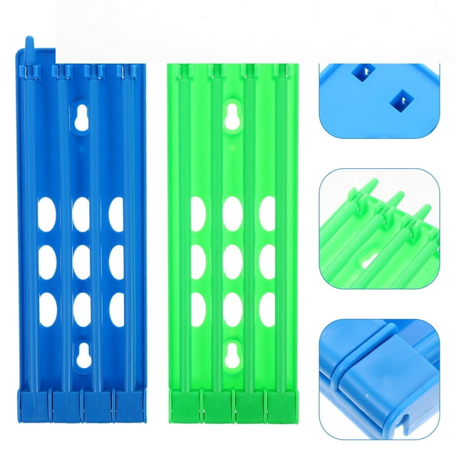 BRIGHTFUFU 2Set Pigeon Band Holder Plastic Green for Organized Racing Supplies