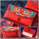 thumbnail image 4 of Greenadscape Bolsa Roja De Tela Tradicional Para Año Nuevo Con Patrones Chinos Para Salud Y, 4 of 8