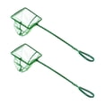 thumbnail image 4 of 2pcs Portable Fishing Nets Catching Nets for Fish Tank Convenient Landing Nets (Green), 4 of 6