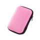 thumbnail image 1 of Bolsa de auriculares multiusos Bolsa de almacenamiento de cable USB Organizador de bolsa de viaje con estuche de malla EVA (rosa), 1 of 5