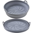 thumbnail image 1 of Glaciersei Doublure en Silicone Pliable pour Friteuses à Air Chaud - Compatible avec Ninja, Tower, COSORI, 1 of 5