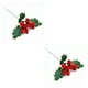 thumbnail image 2 of Ounissouiy Navidad Bayas Ramas Decorativas Vacaciones Festival Atmósferas Navidad Inserción Fondo Decoración Rama Única Sucursal única 2Conjunto, 2 of 6