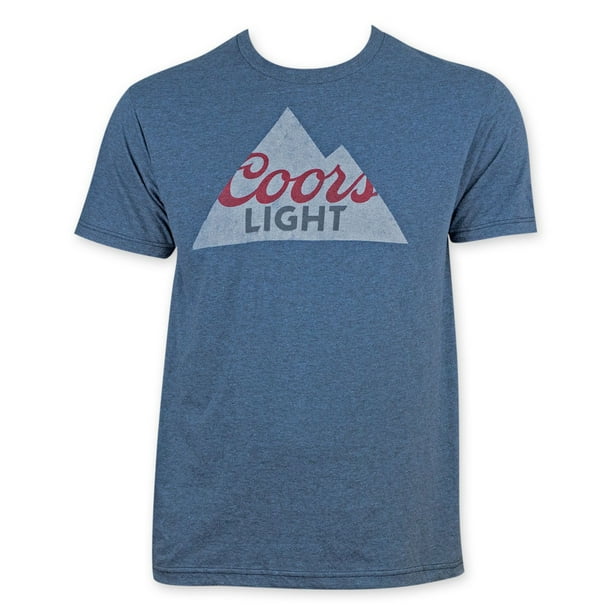 Coors - Coors Light Men's Blue Mountain Logo T-Shirt-2XLarge - Walmart ...