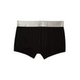 thumbnail image 2 of Calvin Klein Men's Steel Micro Low Rise Trunk - 3 Pack, Black, Small, 2 of 2