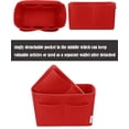 thumbnail image 2 of CAILDANL Felt Purse Bag Organizer Insert with zipper Bag Tote Shaper Fit Speedy Neverful PM MM, 2 of 7