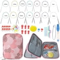 thumbnail image 1 of 11Pcs Stainless Steel Rod Needle Knitting Set Crochet Tool Accessories Crochet Organizer Sewing Tools Gift for Beginners, 1 of 6